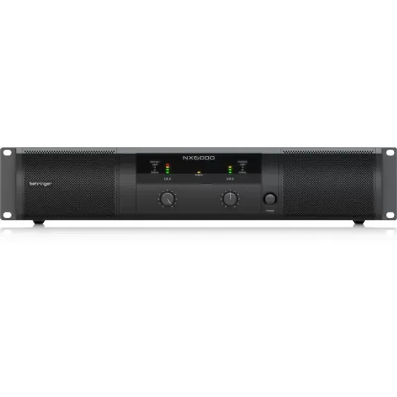 Behringer NX6000 - усилитель мощности, 2х1600 Вт/8 Ом, 2х3000 Вт/4 Ом,
