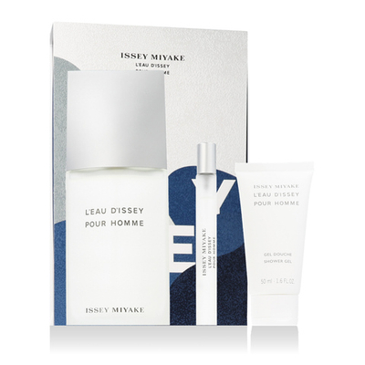 Issey Miyake L'Eau d'Issey Pour Homme EDT 125 ml + EDT 10 ml + SG 50 ml (man) 1 pcs
