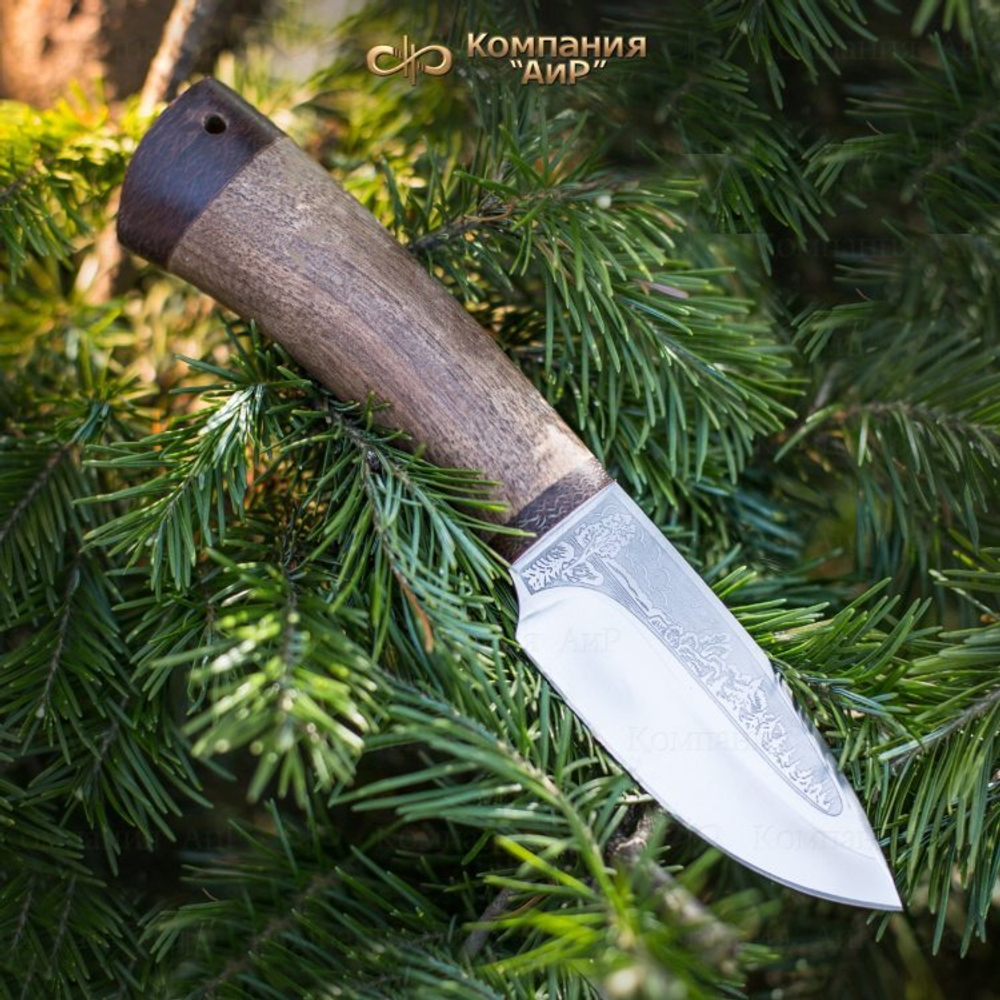 Нож АиР Добрый (орех, 95х18)