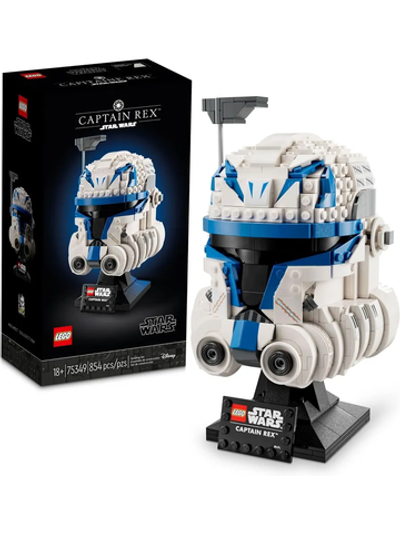 Конструктор Лего Звёздные войны Шлем капитана Рекса | LEGO Star Wars 75349 — 854 детали (18+)