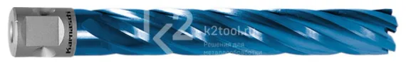Корончатое сверло Karnasch 18х110 мм, BLUE-LINE, Nitto + Weldon 19, арт. 20.1180N-018