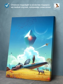 Картина No Man's Sky, модульная на стену