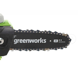 Высоторез/Сучкорез аккумуляторный Greenworks Арт. 1401107, 40V, 20 см