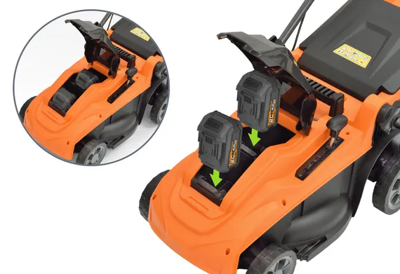 Газонокосилка аккумуляторная CARVER CLM-01BL40-370H