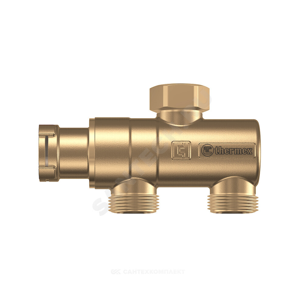 Комплект трехходового клапана dLine S 3/4" с электроприводом для соединения котла с бойлером THERMEX ЭдЭБ02785