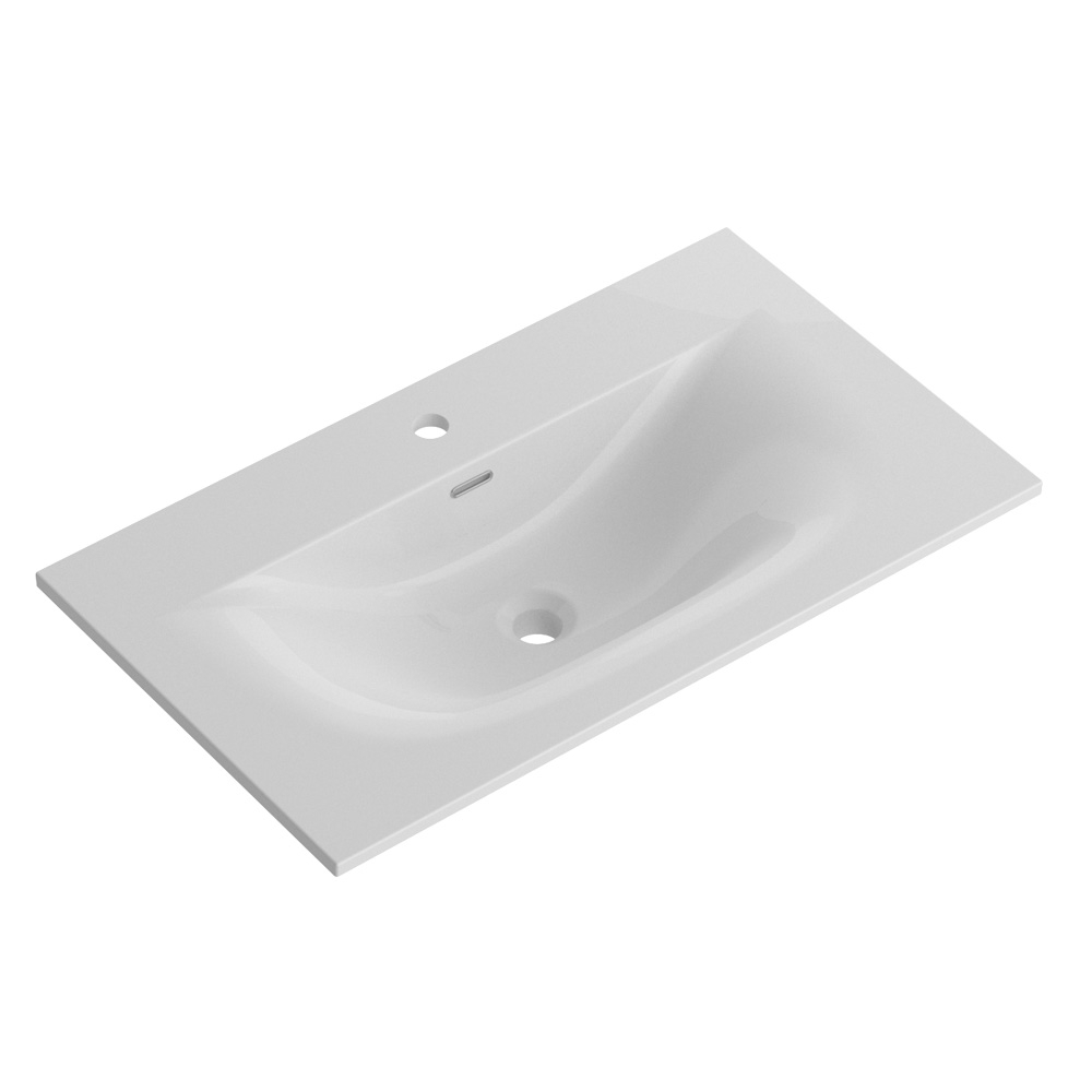 Тумба с раковиной подвесная BelBagno MARINO-CER-N-900-2C-SO-RNG-P Rovere Nature Grigio, раковина белая BB-8099-90