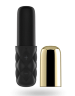 Чёрно-золотистая вибропуля Satisfyer Lovely Honey (Цвет: черный с золотистым)