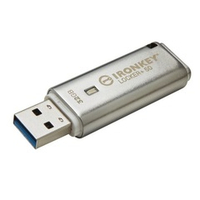 Накопитель USB Flash_32Gb Kingston Ironkey Locker+ 50, шифрование XTS-AES 256-bit, USB3.2, металл (IKLP50/32GB)