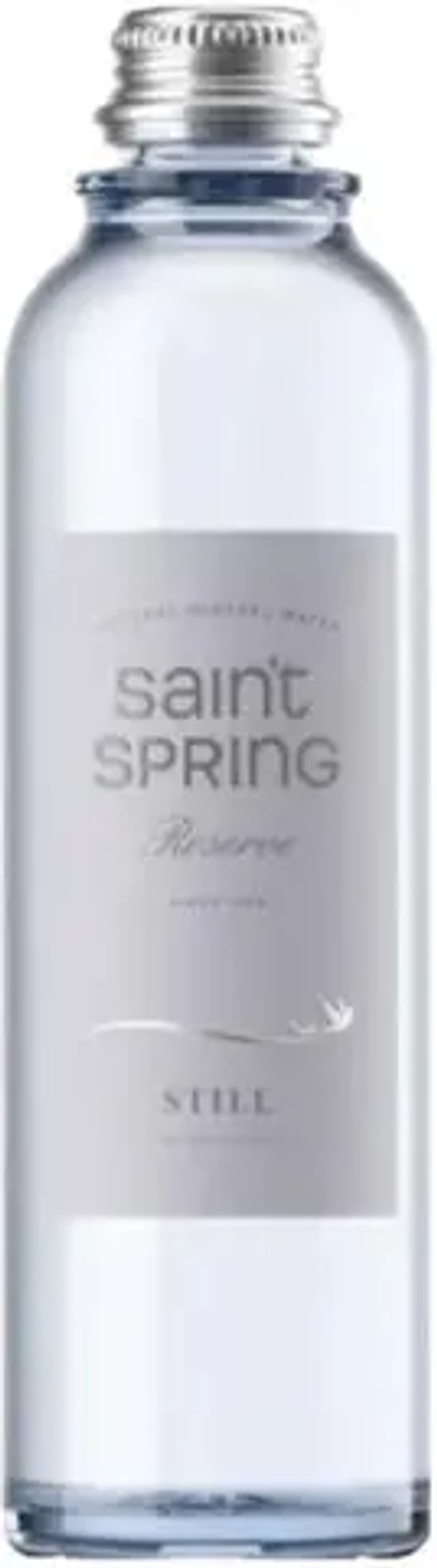 Вода природная минеральная Святой Источник Негазированная / Saint Spring Still 0.33 - стекло