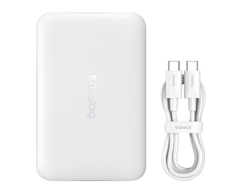 Внешний аккумулятор MagSafe Baseus EnerFill FM11 10000mAh 22.5W Moon White