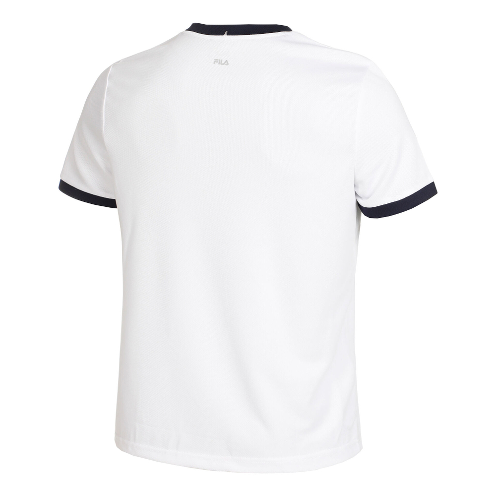 Мужское теннисное поло Fila Oscar T-Shirt Men - White, Multicoloured