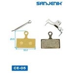 Колодки тормозные керамические Sanjenik CE-05 для велосипедов и электросамокатов