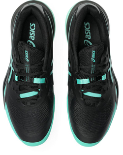 Теннисные кроссовки Asics Gel-Resolution X Clay - black/aurora green