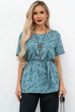 Костюм брючный (полынь/черный) К11-79/5 Nikol