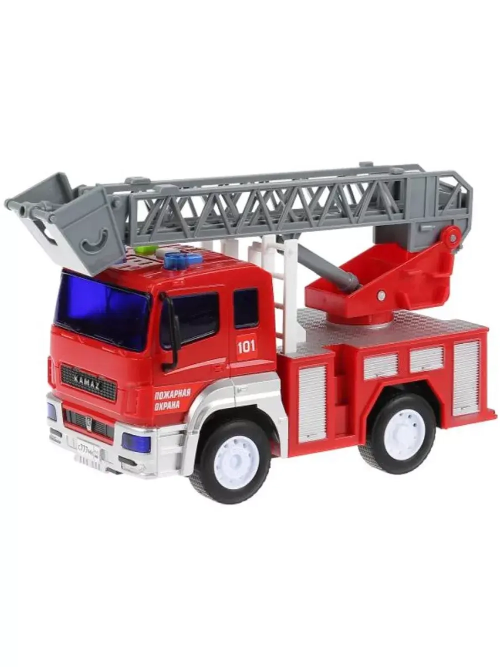 Игрушечный транспорт Пожарная машина Kamaz свет звук