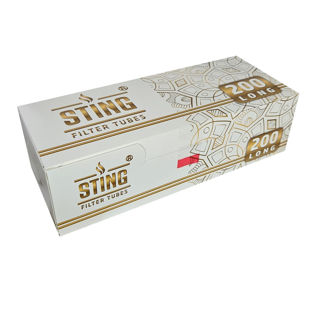 Гильзы для сигарет "Sting" Gold Long 200шт