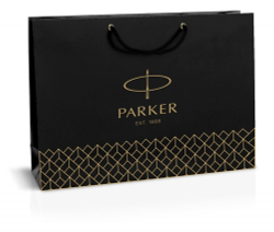 Подарочный набор Parker: шариковая ручка Parker Sonnet GT и ежедневник чёрного цвета с имитацией под кожу рептилии