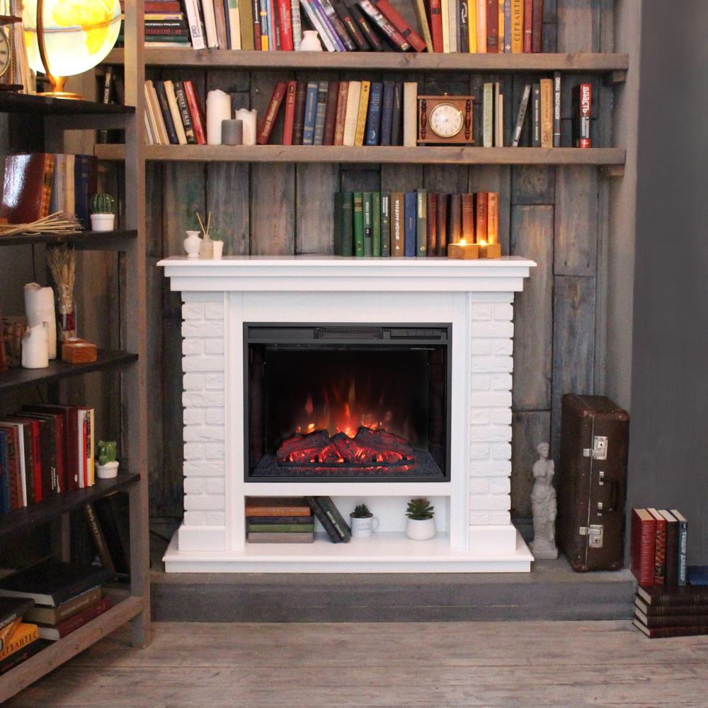 Каминокомплект Real Flame Brixton 25,5 WT с очагом Sparta 25,5