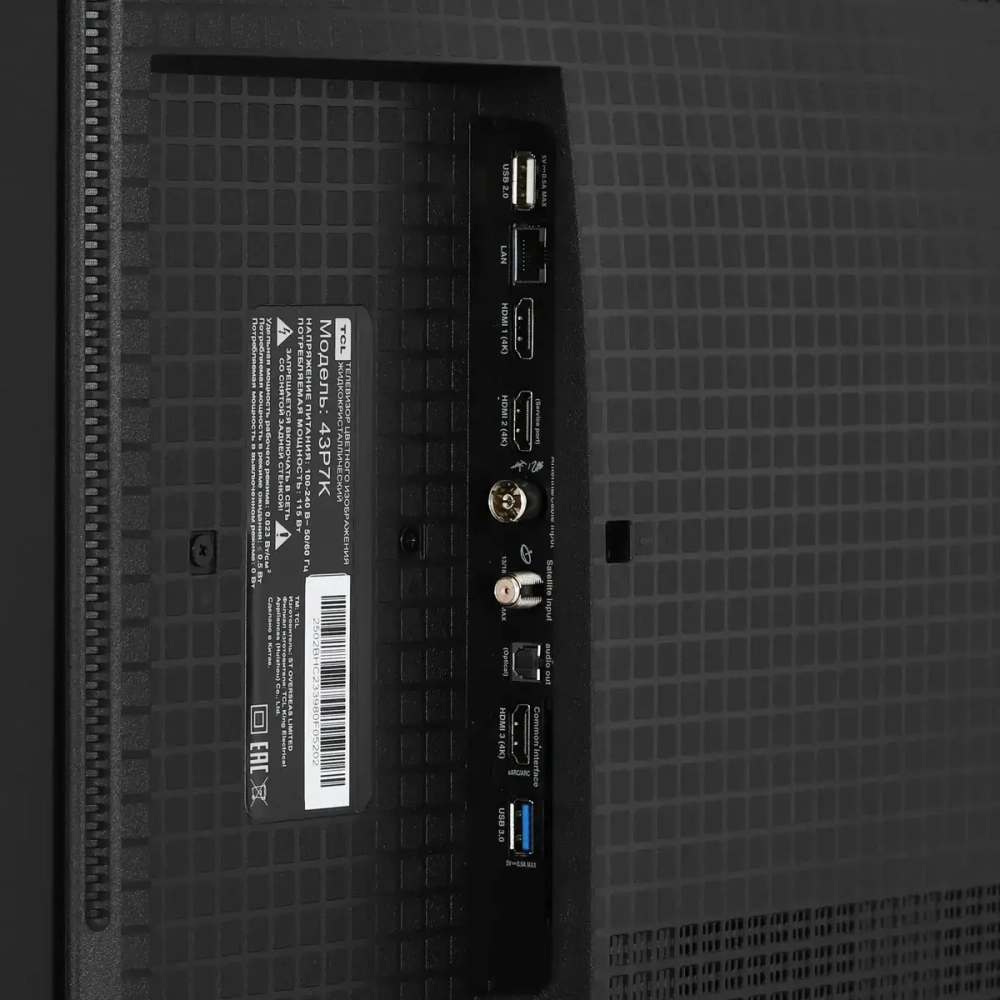Телевизор 43" TCL 43P7K