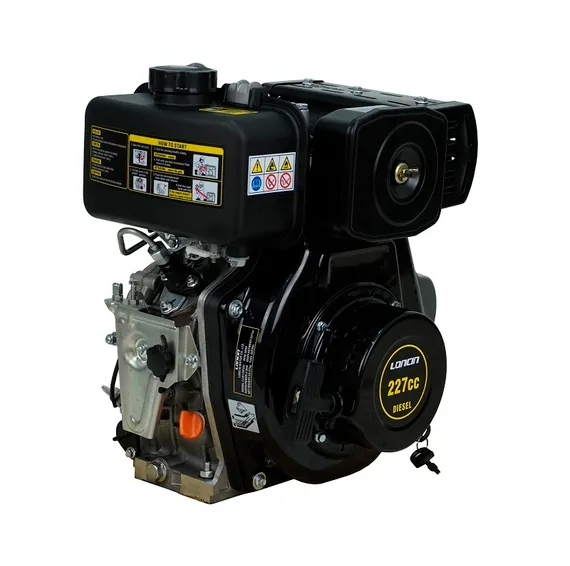 Двигатель дизельный "LONCIN" LCD230FD D20 5А (5 л.с., эл стартер, катушка 5 А)
