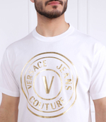 Футболка Versace Jeans Couture - белый(74GAHT05CJ00T)