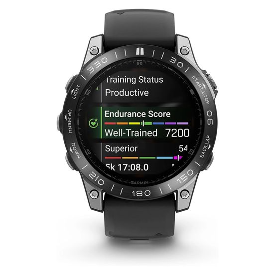 Накладка для Garmin Fenix 8 (51mm) для защиты безеля нержавеющая сталь (Черный)