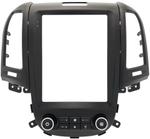 Магнитола для Hyundai Santa Fe 2 2006-2012 (климат, штатный усилитель, рамка тип 2) - Teyes TPRO 2 монитор 9.7" QLED в стиле "Тесла" на Android 10, Быстрая, 4G SIM-слот