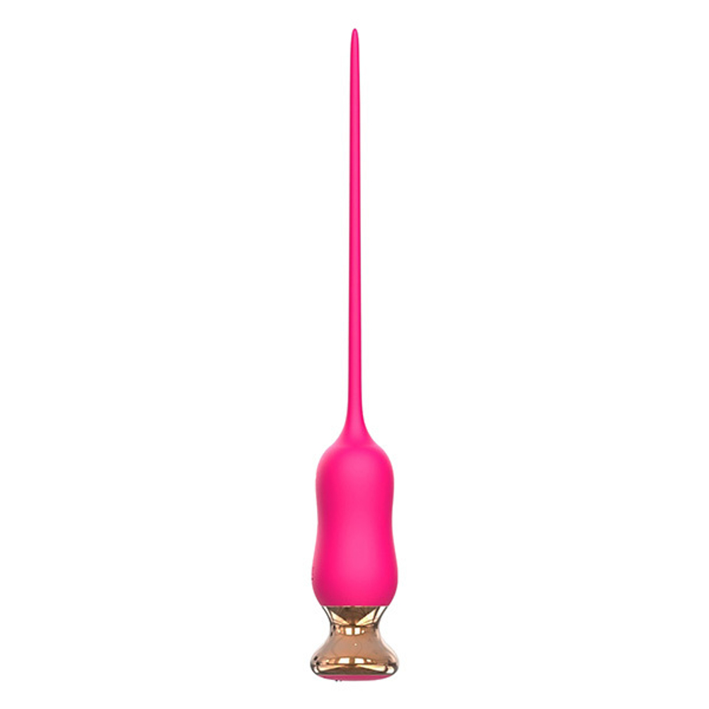 Розовый тонкий стимулятор 23см I-Moon Nipple Vibrator MY-1702