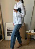 Хлопковая рубашка Zara, S