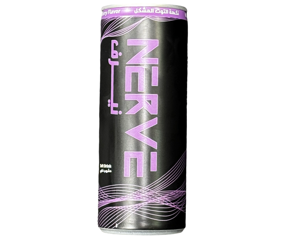 Газированный напиток Nerve Ягодный микс ж/б 250мл