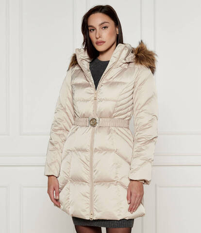 Пуховое пальто NEW OLGA GUESS - бежевый(W4BL40 WEX52)