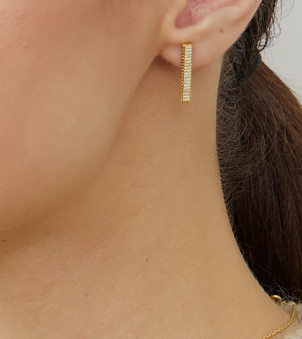 СЕРЬГИ "SHINY LINE"