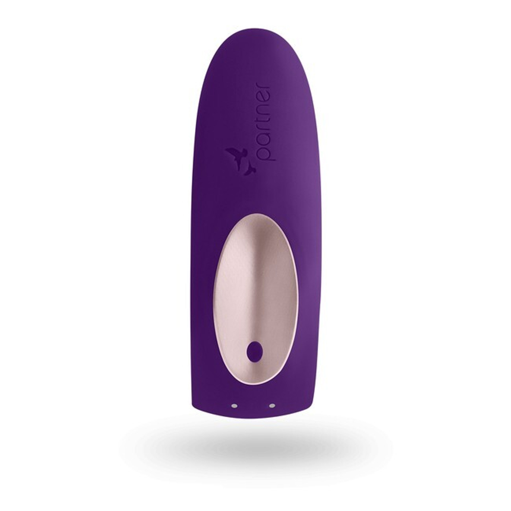 Массажер для пар на дистанционном управлении Satisfyer Partner Plus Remote (Цвет: фиолетовый)