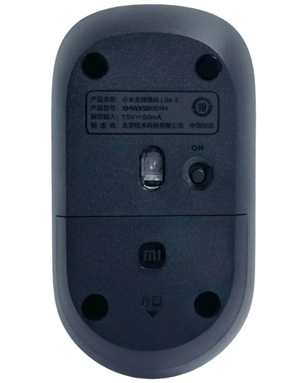 Мышь беспроводная Xiaomi Mi Wireless Mouse Lite 3 (XMWXSB05YM) черная