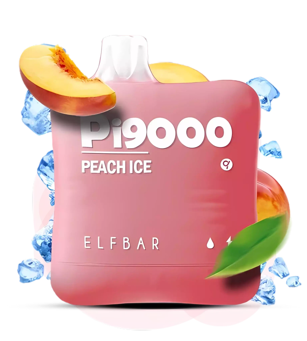 Elf Bar Pi9000 - Peach Ice (nic 5%)