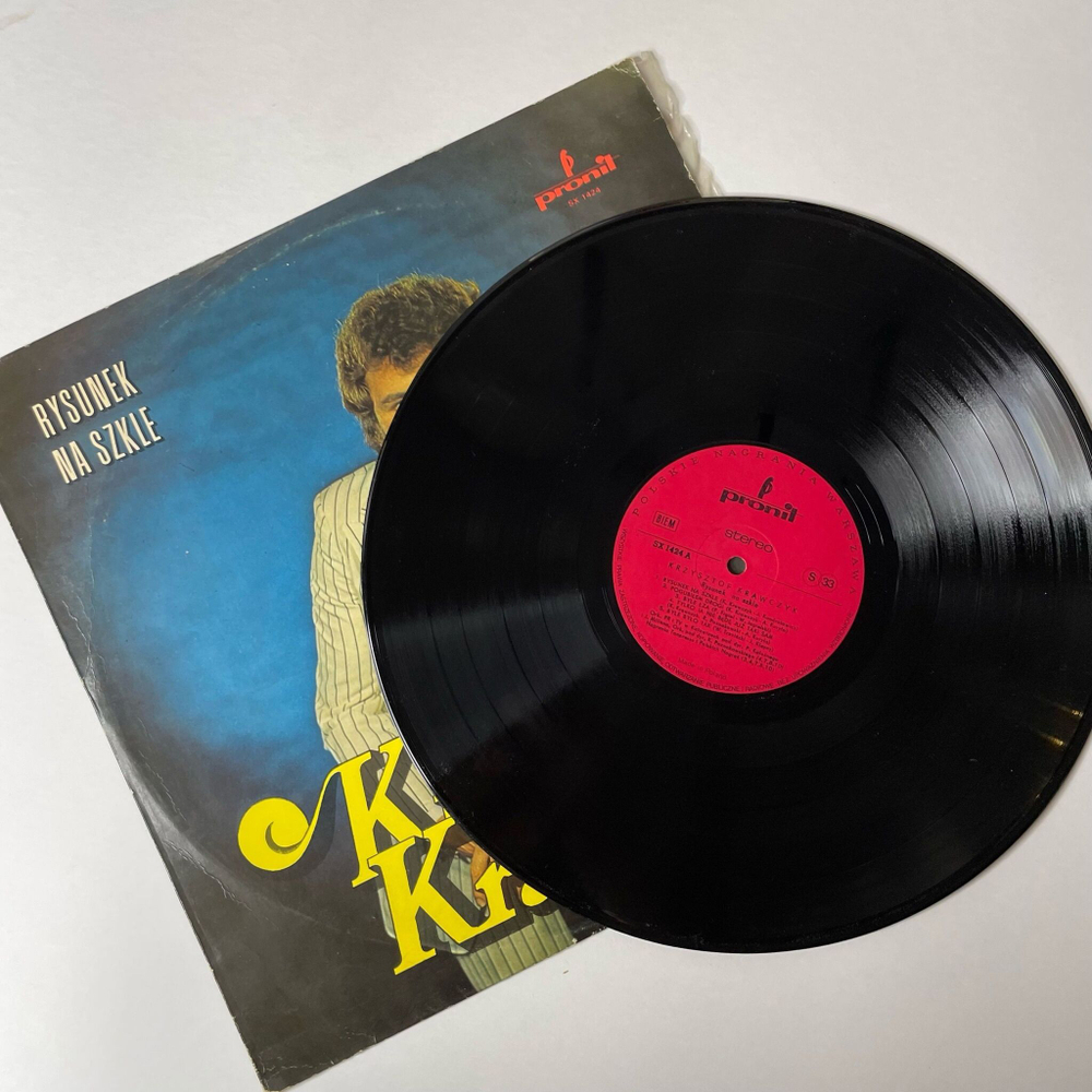 Винтажная виниловая пластинка LP Krzysztof Krawczyk Кшиштоф Кравчик Rysunek Na Szkle (Польша 1976)