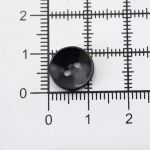 Пуговицы 2 прокола 18L=11 мм, (Black (черный)), NE74, 144 шт