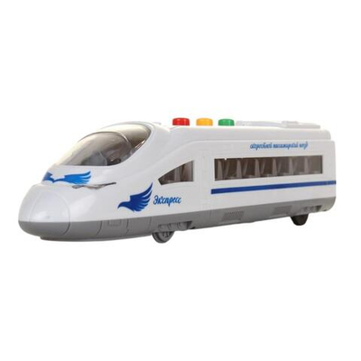 Модель ин. пласт. "Скоростной поезд" 21,5см, свет/звук, коробка 1630046-R (Технопарк)