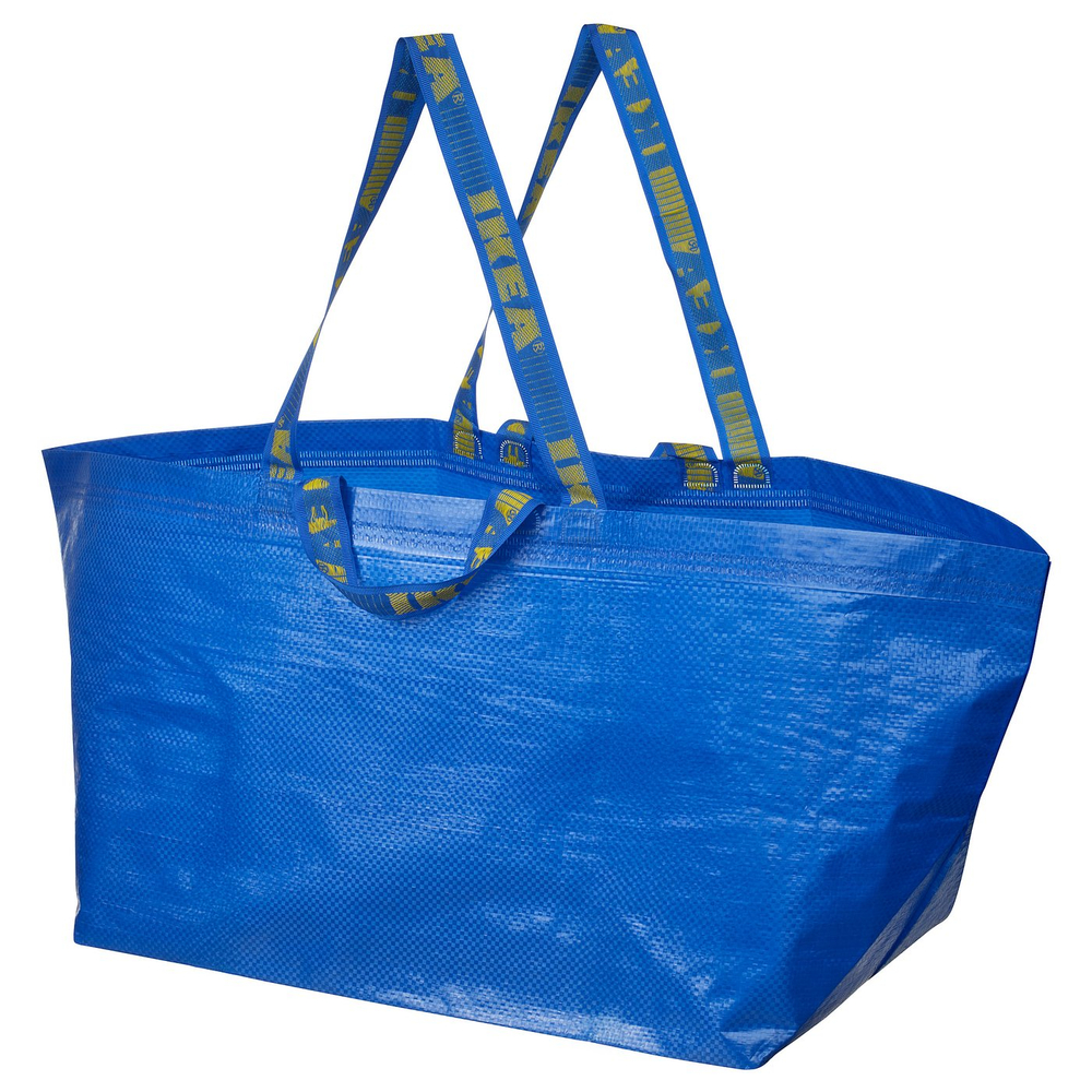 IKEA FRAKTA  (ИКЕА ФРАКТА)  -  Большая сумка - синяя 55x37x35 см/71 л
