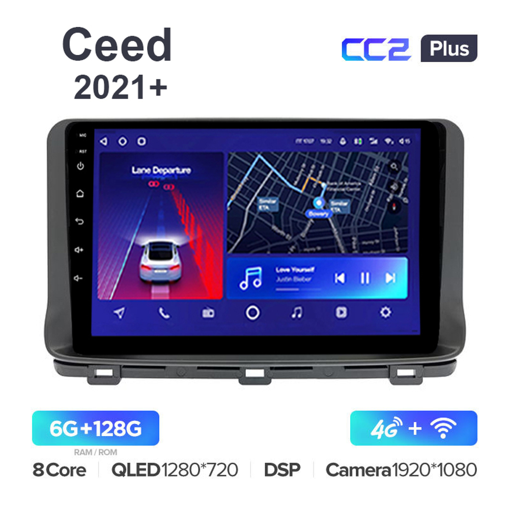 Teyes CC2 Plus 10,2"для Kia Ceed 2021+