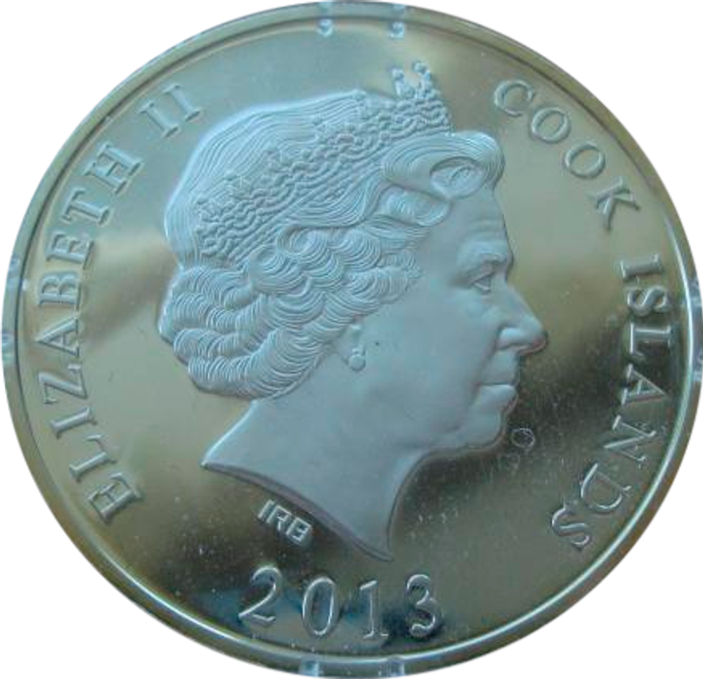 О-ва Кука 10 долларов 2013 Олимпиада Олимпийские игры Лондон 2012 - Рио-де-Жанейро 2016 СЕРЕБРО