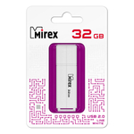 Флешка 32-GB MIREX LINE белый USB-2.0