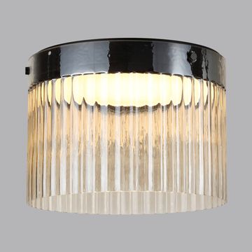 Потолочный светодиодный светильник 24W 4000К 5047/24LC чёрный/янтарный Pillari Odeon Light