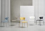 Стул пластиковый Scab Design Lisa Technopolymer, желтый