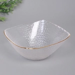 Салатник стеклянный «ICE CRYSTAL» 14*6,5см прозрачный