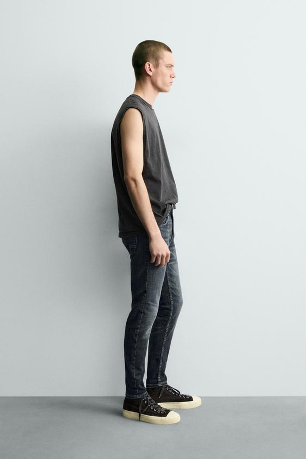 ZARA ДЖИНСЫ SKINNY FIT, СИНИЙ