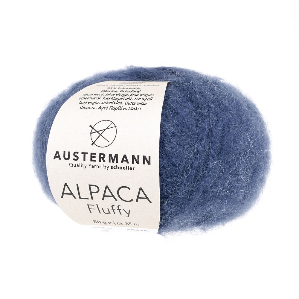 Пряжа Austermann (Аустерманн) Alpaca Fluffy / уп.10 мот. по 50 г, 85 м, 12009 Пряжа Austermann (Аустерманн) Alpaca Fluffy / уп.10 мот. по 50 г, 85 м, 12009
