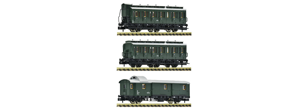 N Набор из 3-х пассажирских вагонов Passenger train , III эпоха