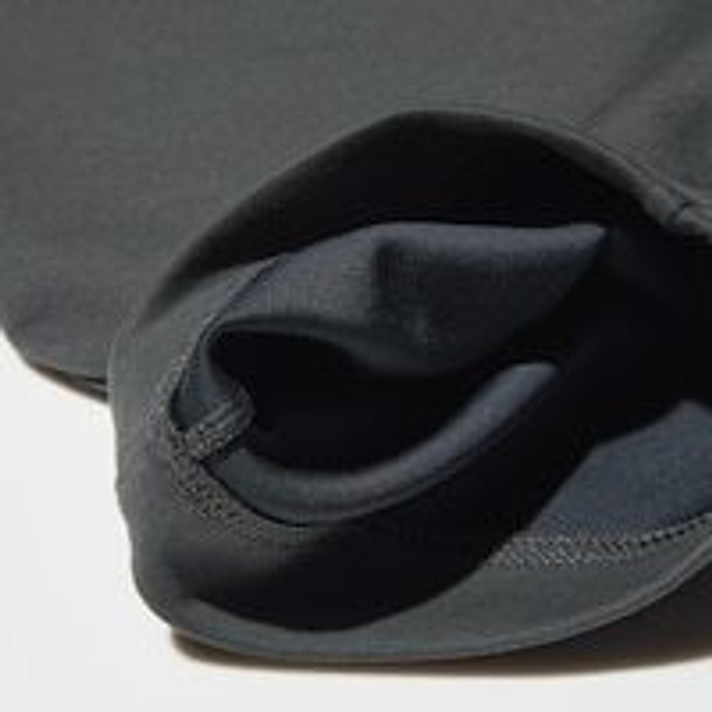 UNIQLO ХЛОПКОВЫЕ БРЮКИ-ДЖОГГЕРЫ, ТЕМНО-СЕРЫЙ