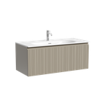 Тумба подвесная SANCOS Код (Code) 990х453х400, c одним ящиком оснащенным доводчиками, цвет серая платина, арт. CD100GP